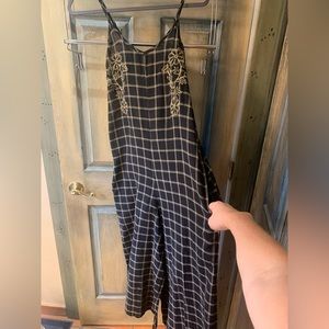 World Market Black & Tan Jumper